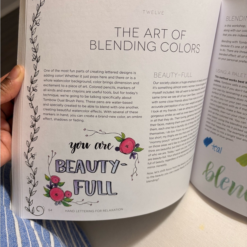 Hand Lettering for Relaxation Art Book - Picture 6 of 8